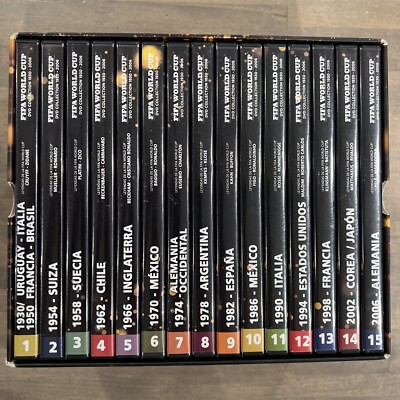 FIFA World Cup DVD Collection 1930-2006 15 Disc Set Complete FIFA World Cup DVD Collection 1930-2006 15 Disc Set Complete
