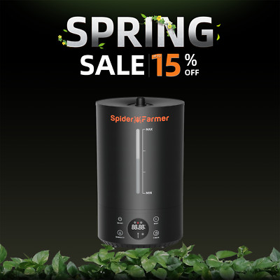 Spider Farmer 6L Air Humidifier Ultrasonic Cool Mist Humidifier for Grow Tent