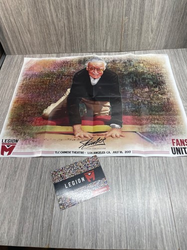 Stan Lee Legion Fans Unite 2017 24" x 18" Event Poster Los Angeles