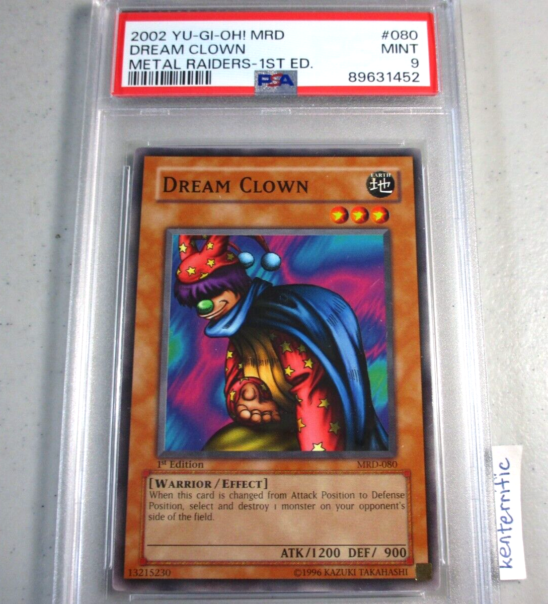 PSA 9 Dream Clown MRD-080 1st Ed YuGiOh NA English 2002 Metal