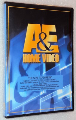 A&E HOME VIDEO THE NEW EXPLORERS New DVD Miracle Babies & The Laser's Edge
