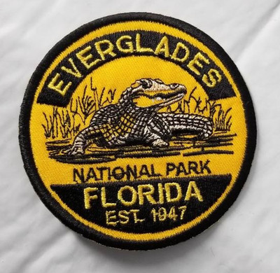 Everglades National Park Florida Embroidered Patch Iron On Sew On Travel