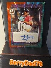 2025 Panini Donruss - Signature Series Abner Uribe #SG-AUR Red Green Laser /99