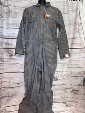 NWT VTG Big Ben Wrangler 44 LONG 34" Inseam Herringbone Coveralls Regular USA