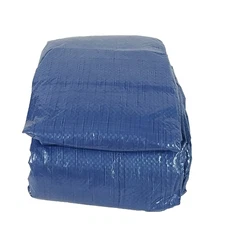 Heavy-Duty 100% Waterproof  20x25 Tarp, UV Resistant, Blue/Silver, 1 Pack
