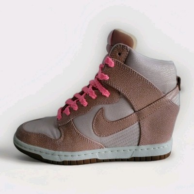 Nike Dunk Sky Hi Vintage Größe UK 5 EUR 38,5 (543257 040) PINK