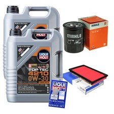 MAHLE Inspektionspaket 10 L Liqui Moly Top Tec 4210 0W-30 für Nissan