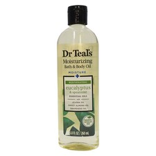 Dr Teals Moisturizing BathBody Oil Rejuvenating Eucalyptus 8.8 Oz.