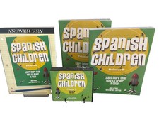 Spanish for Children Primer B Full Program - 2 Student Books, Answer Key, DVDs