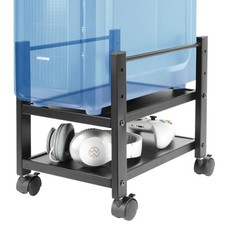 2 Tier Computer Tower Stand for Desktop CPU, Gaming PC Holder, Mobile Rolling