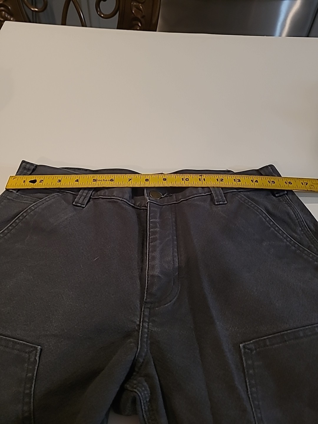 Carhartt Relaxed Fit Gray Work Pants 32x30 Reinforced Knees Utility Pockets thumbnail 12