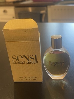 Sensi Giorgio Armani Eau de Parfum 5ml .17fl oz  mini  Travel Size Rare Vintage