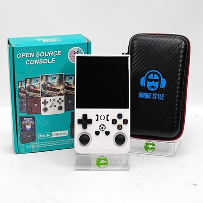 R36Max Open Source Console Retro Handheld Gaming Console 128GB White READ