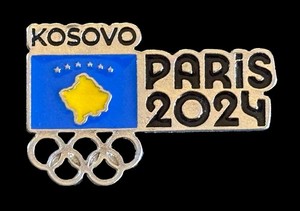Good-looking Paris 2024 Summer Olympics - Kosovo NOC Pin