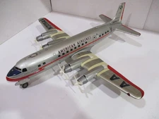 AMERICAN AIRLINES DC-7-Battery Operated -Made in Japan-WORKS