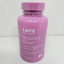 Love Wellness ~ Sparkle Fiber Regularity Capsules (90) - Expires 03/26 - Dietary