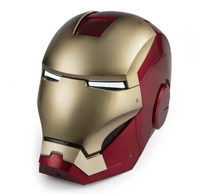 Iron Man Helm MK Tragbar Manuelles Öffnen LED Maske Marvel Avengers Cosplay Deko