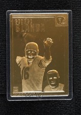 1999-2001 Danbury Mint 22K Gold Legends George Blanda #46 HOF 5w0