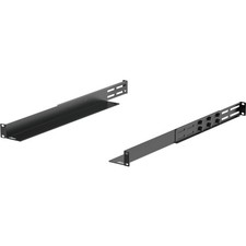 Durable 4-Post Rack Shelf Rail   1U Universal for Server  Networking Arrays