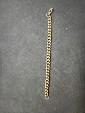 Unisex 8 inch Vintage Solid Copper Cuban Link Bracelet