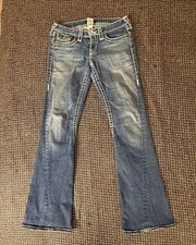 True Religion Joey Jeans Low Boot Flap Pocket's Women Size 30