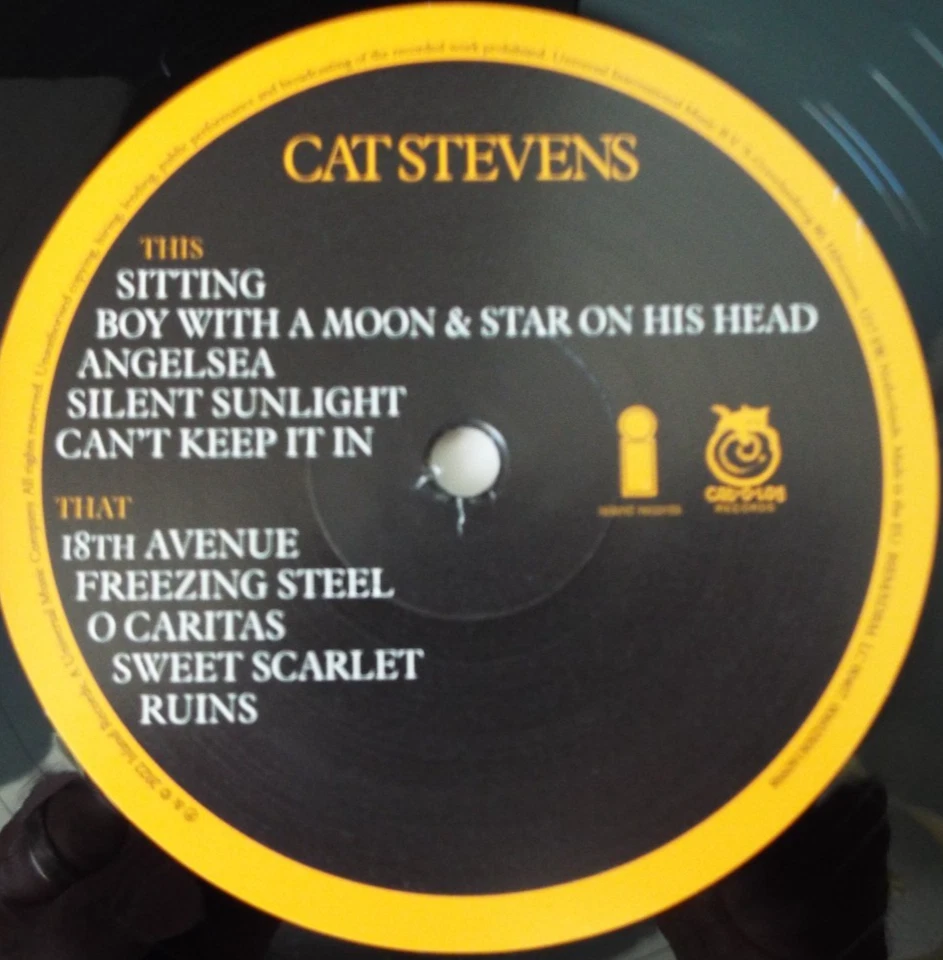 CAT STEVENS - CATCH BULL AT FOUR. LP 2022 REISSUE.  ISLAND RECORDS 5OTH ANNIV - Image 2 of 3