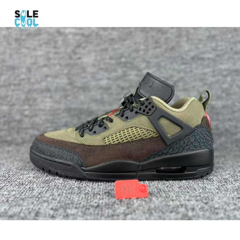 Nike Air Jordan Spizike Low Medium Olive Black Men's Shoes IH1782