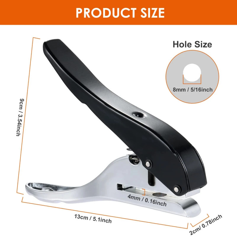 Single Hole Punch 3-10mm Heavy Duty Hole Puncher Hole Edge Banding Punching.