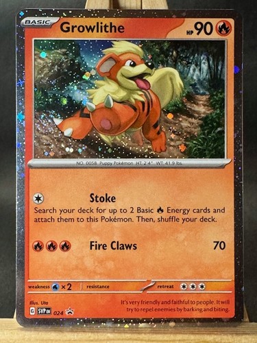 Growlithe - Cosmos Promo Pokemon TCG SV : Cartes Promo Écarlate & Violet 024 NM - Photo 1 sur 2