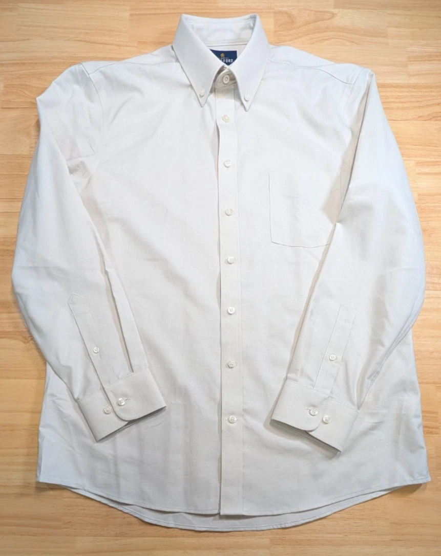 stafford athletic fit dress shirt The Springer Solid White 3XL / Solid White main image 0