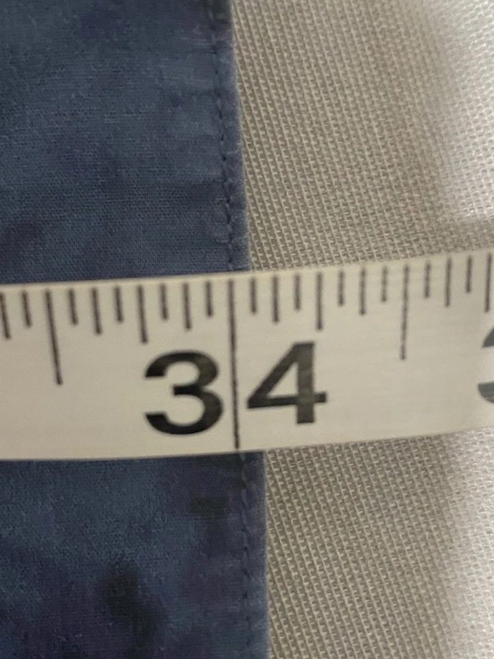 John Varvatos Men’s Long Sleeve Shirt Button up Blue & Black Multicolor Size XL - Image 4 of 4