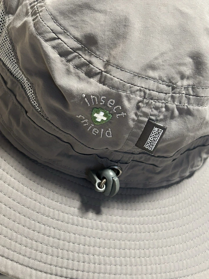 Sombrero de ala BugOut para investigación al aire libre escudo contra insectos camping pesca talla grande UPF Foto 4 de 4