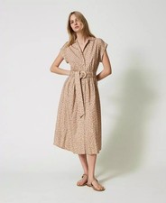 Abito longuette da Donna Twin Set Taglia 42 Colore Beige
