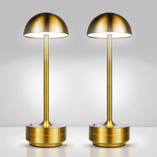 2 Pack Cordless Table Lamp Rechargeable - LED Table Lights Outdoor - 5000mAh Bat