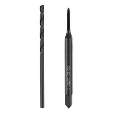 1-Pack Tap 1pcs 2-56 UNC Straight Flute Thread 1.8mm Black Drill