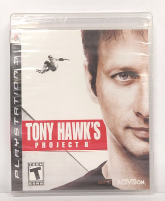Tony Hawk's Project 8 (Sony PlayStation 3 PS3, 2006) NEW/SEALED, *Tear in Seal*