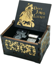 Luteney Carillon Davy Jones Pirati Dei Caraibi Carillon a Manovella Con Incision