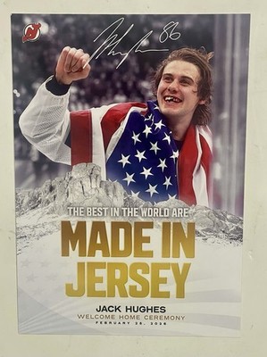 JACK HUGHES WELCOME HOME CEREMONY-MADE IN JERSEY-PRUDENTIAL CENTER FEB 25, 2026