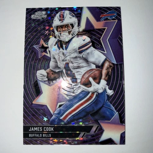 2025 Topps Cosmic Chrome James Cook Base (RAW)