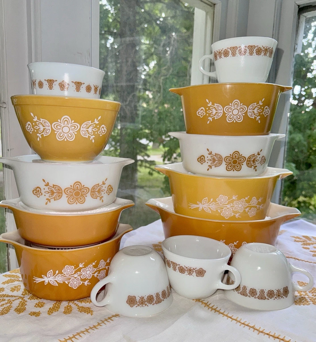 Pyrex Butterfly Gold for sale | eBay