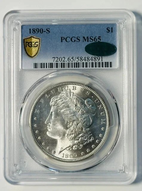 San Francisco Silver 1890 Year Morgan US Dollars (1878-1921) for