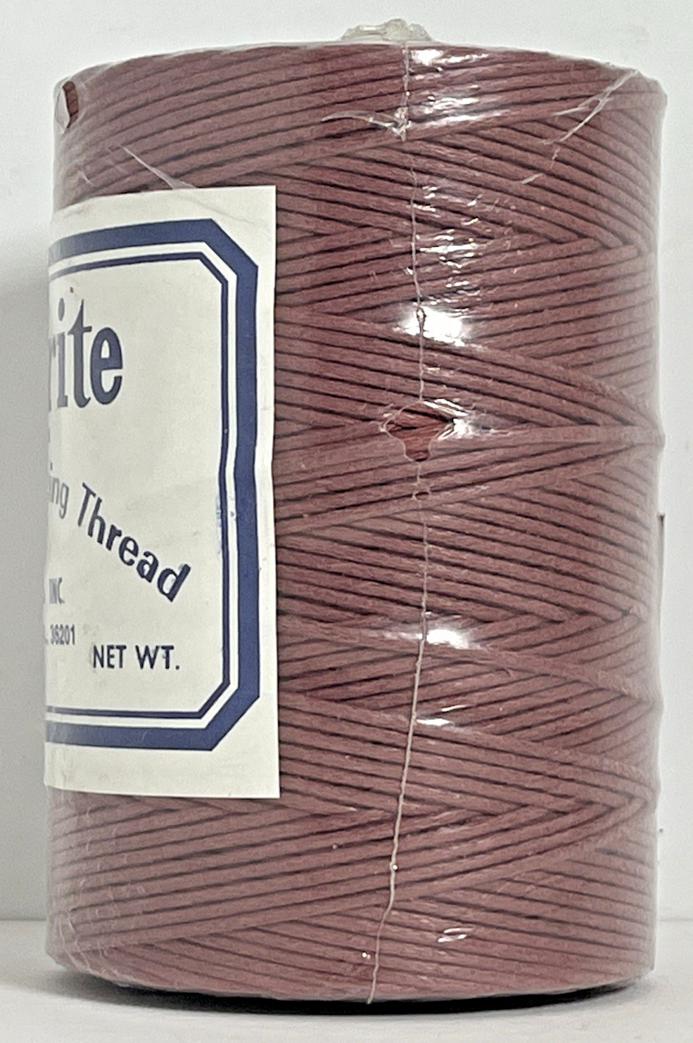 Braided Rug Lacing Thread Lox-Rite Size 9 Mauve Rug Making Craft MCM Vintage NOS