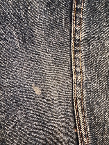 Vintage LEVIS Denim Trucker Jean Jacket 80s Mens Medium Made In USA by Levi's, Size M, $52.99 - Photo 8