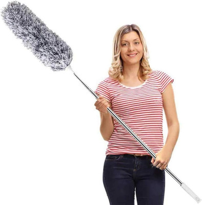 Feather Cleaning Duster with Handle Telescoping Extendable 100'' Extra Long Pole