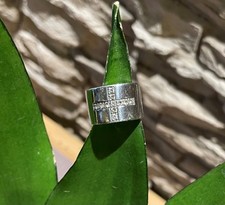 MORE & MORE Ring Bandring breit Kreuz, klare Zirkonia 925 Silber Gr. 17,5 / 55