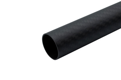 CFK 3K Rundrohr Ø8-40mm 1000mm Carbonrohr Kohlefaser Carbon matt Karbon