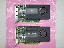 Lot of 2 NVIDIA Quadro K2000 2GB GDDR5 DVI DP PCIe Graphics Card DP/N: 00JHRJ