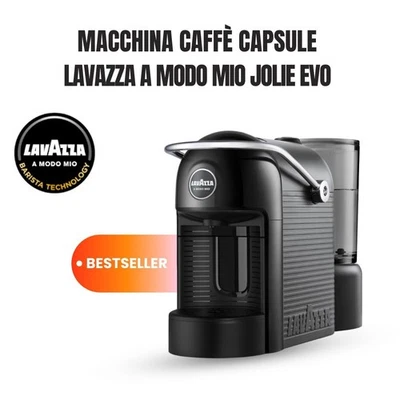Lavazza A Modo Mio Jolie EVO Kapsel-Kaffeemaschine Schwarz Neu & Original