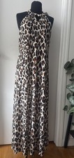 Nine West Women Leopard-Print Maxi Dress Size Medium New RSVP $99