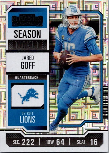 2023 Panini Contenders Jared Goff #35